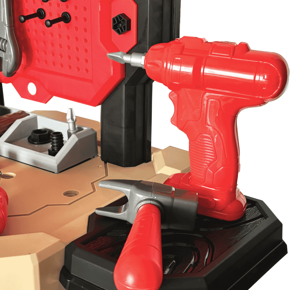 Electric Drill Tool Table:Little Engineer's Dream Workshop