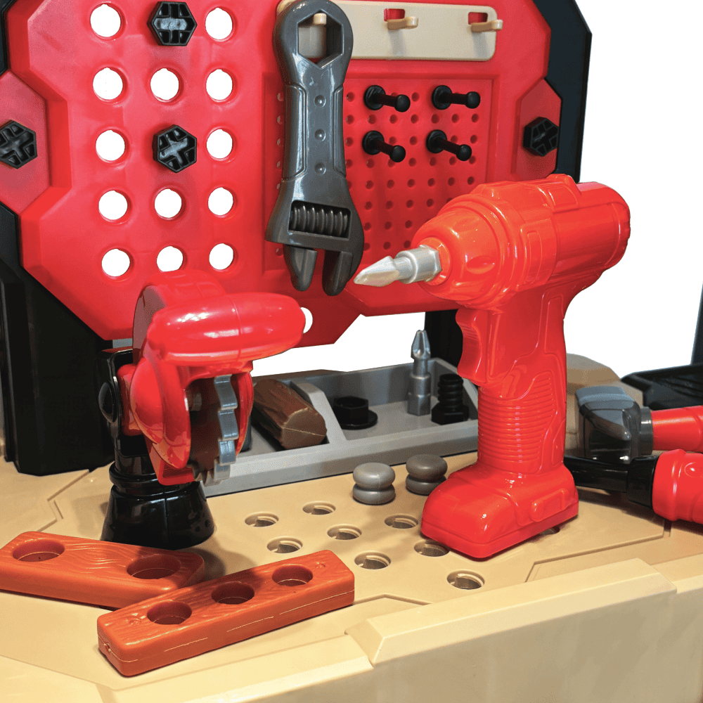 Electric Drill Tool Table:Little Engineer's Dream Workshop