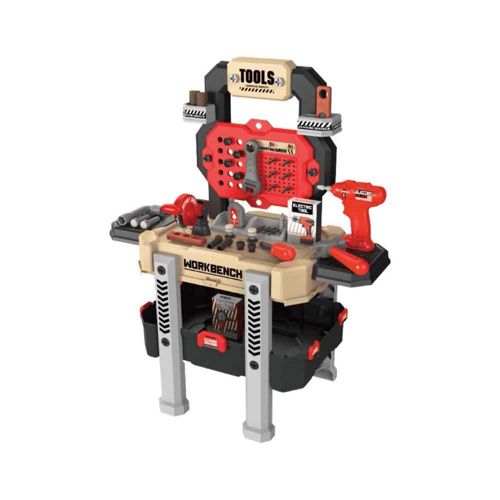Electric Drill Tool Table:Little Engineer's Dream Workshop
