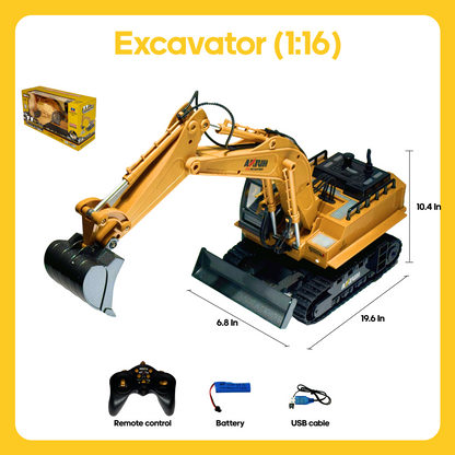 Large RC Construction Vehicles