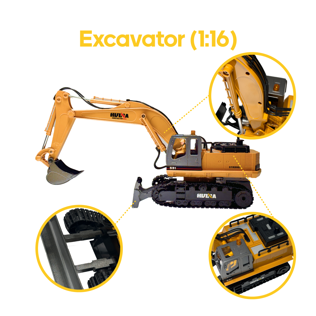 Large RC Construction Vehicles