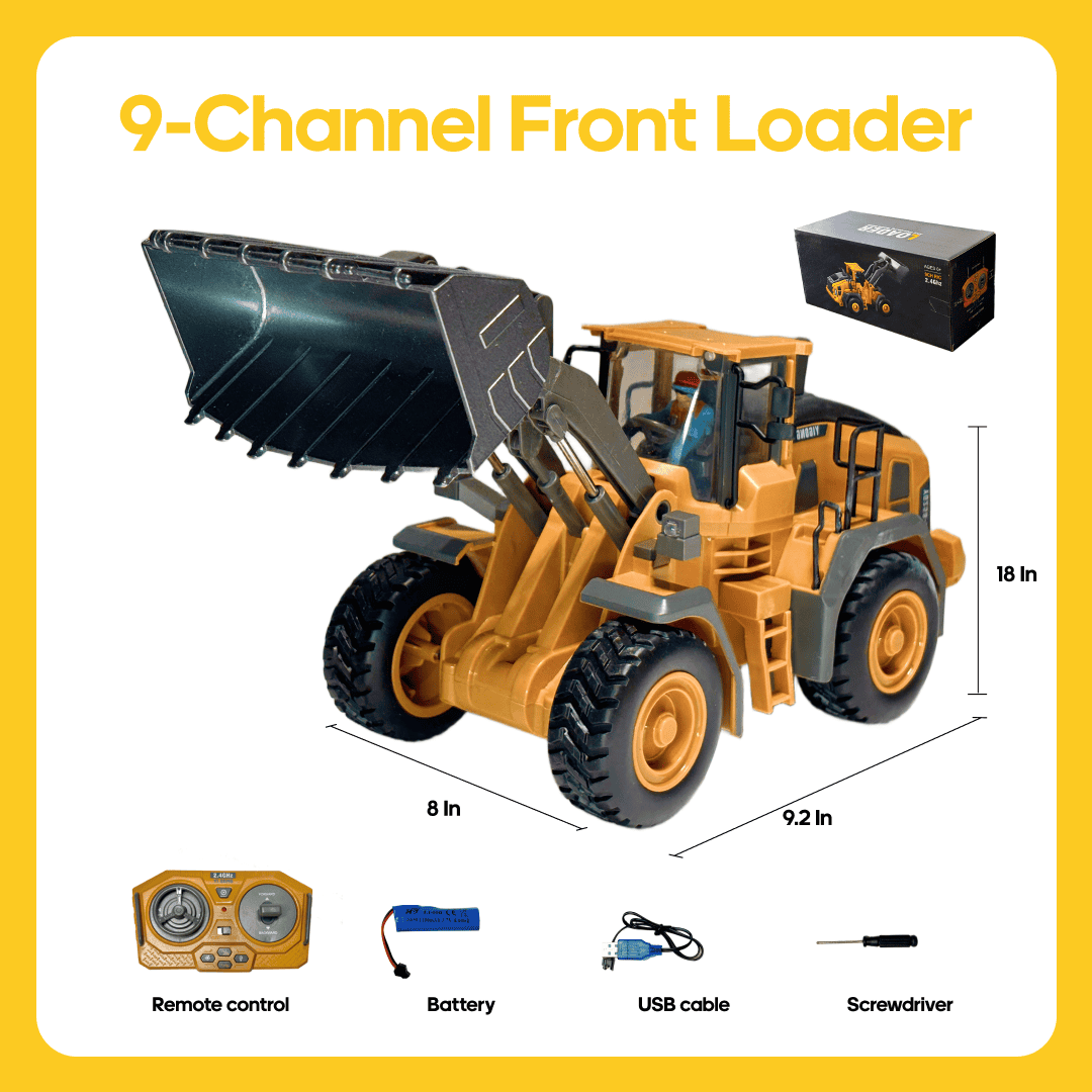 Remote Control Excavator with Metal Shovel