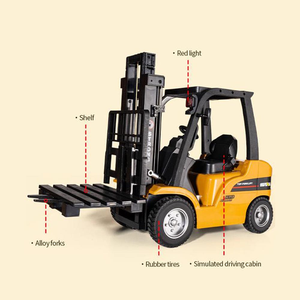 Remote Control Forklift With Alloy Parts: Dream- Building Mini Construction Vehicle