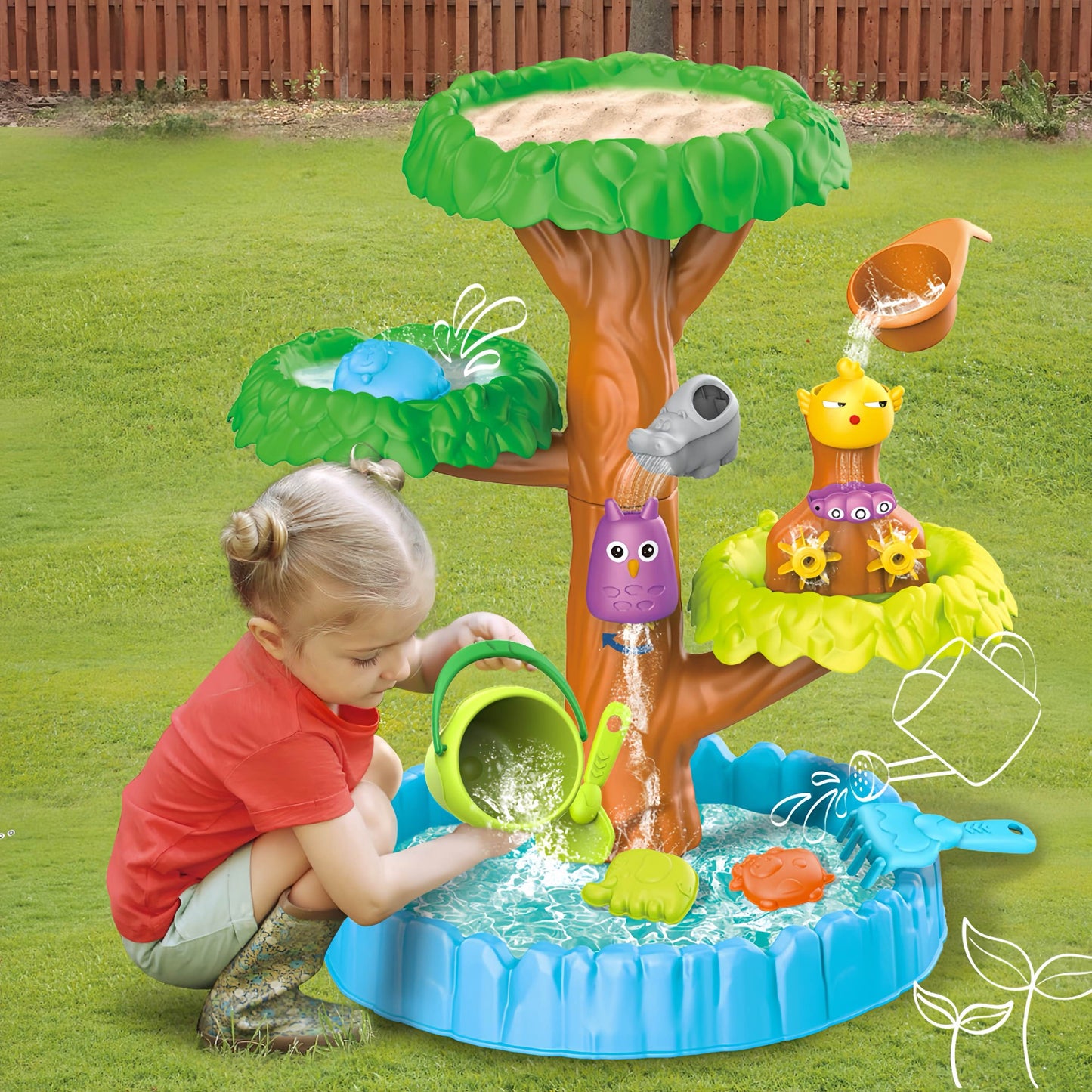 Big Tree Sand and Water Table: Endless Fun and Learning for Kids