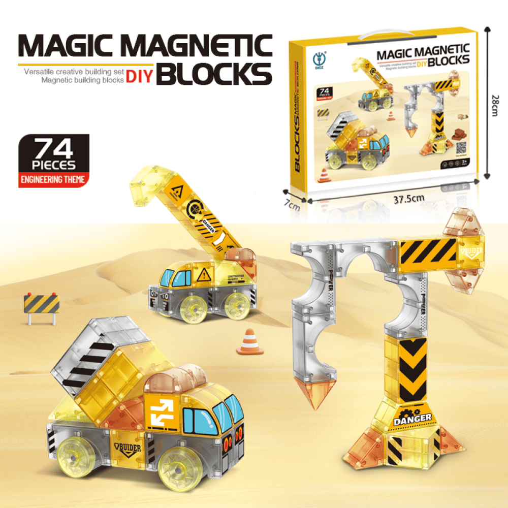 Magic Magnetic Blocks - Creative Play Set