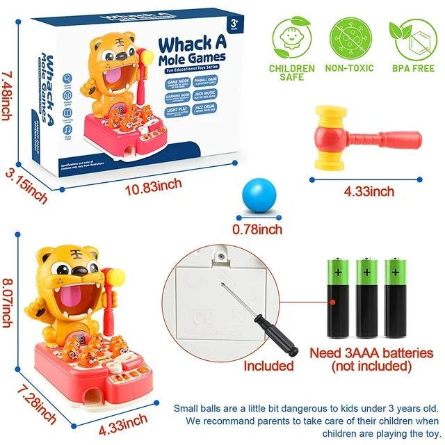 Whack A Tiger Mole Game: Interactive Fun for Kids - Dream Buzz