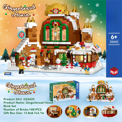 Artistic Gingerbread House Building Kit - Dream Buzz