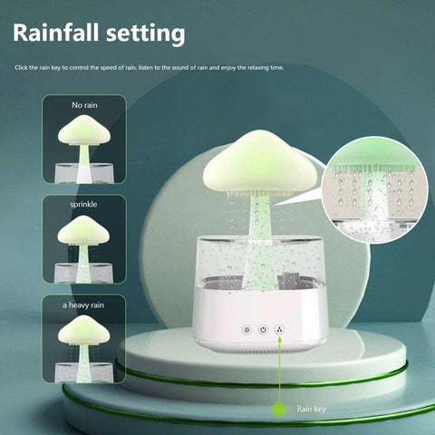 Mushroom Rain Air Humidifier & Diffuser - Dream Buzz