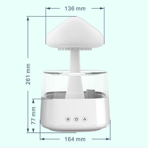 Mushroom Rain Air Humidifier & Diffuser - Dream Buzz