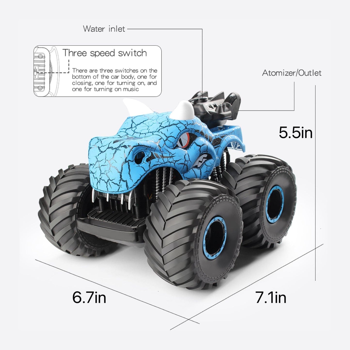 RC Monster Spray Car - Dream Buzz
