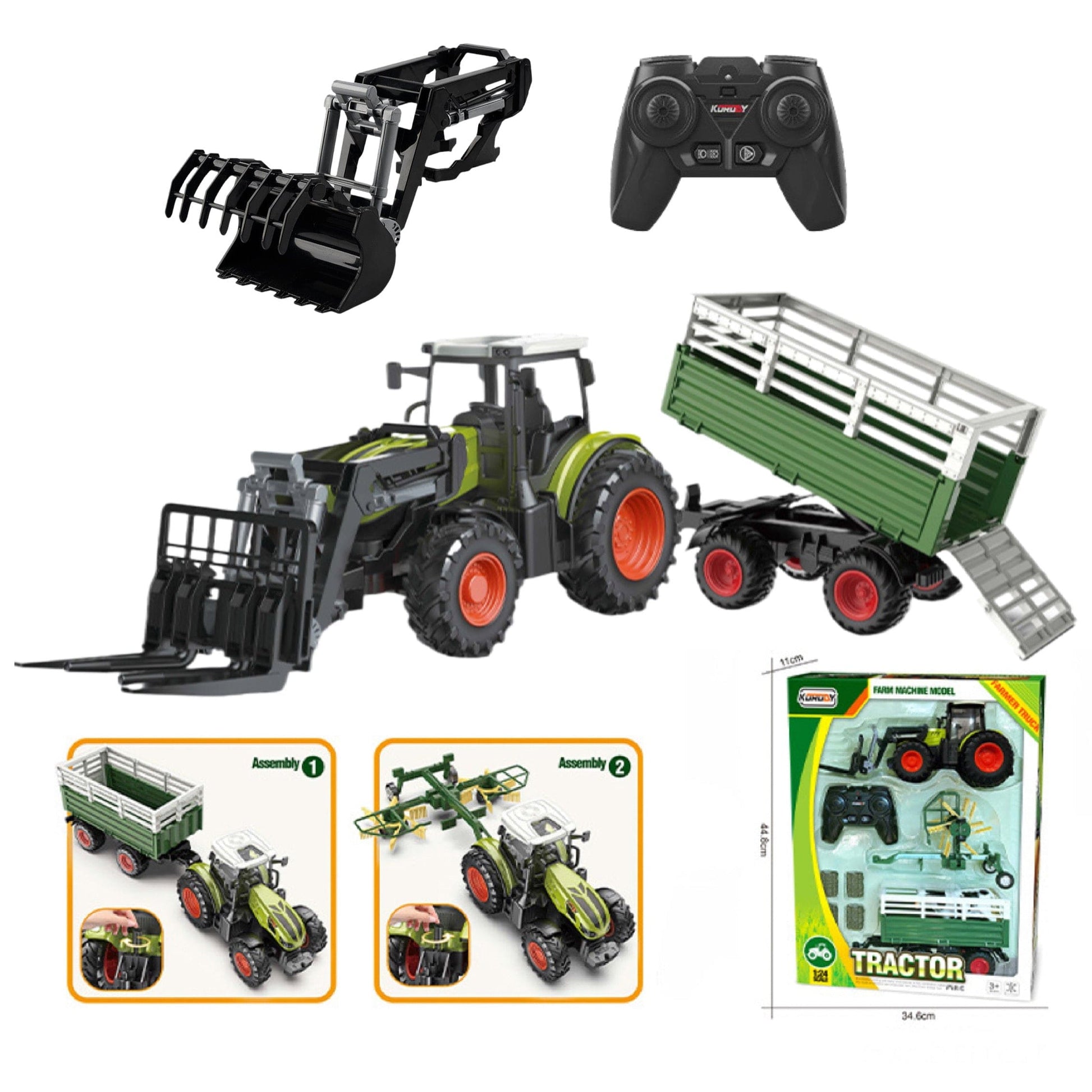 Remote Control Farm Tractor Toy - Dream Buzz